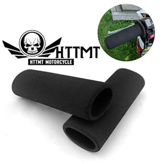 HTTMT ET006- Motorcycle Foam Anti Vibration Comfort Handlebar Grip Cover Compatible with Harley BMW