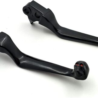 HTTMT - For Harley Softail Flstc Heritage Fxdwg Dyna Brake Clutch Lever Black [P/N: MT241-020-BK]