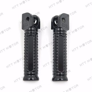 HTTMT- Front Foot pegs for Yamaha YZF 600R R6 R6S R1 FZ6 FZ Fazer XJR FJR 1300 Black