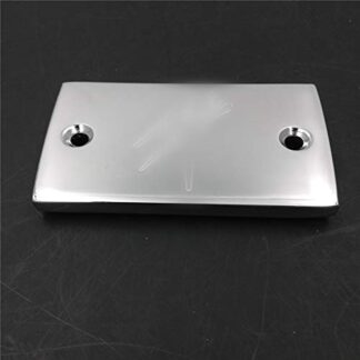 HTTMT Group Motorcycle Chrome Brake Fluid Reservoir Cap Cover Logo Engraved For 1999-2012 Suzuki Hayabusa GSXR 1300