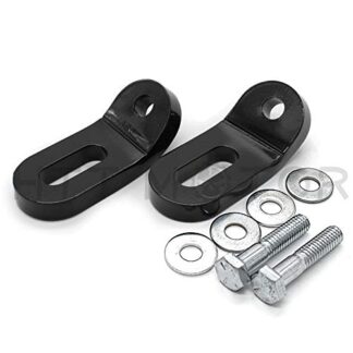 HTTMT H1231- Black Touchless Tie-Downs Compatible with Harley Touring Road King Electra Glide