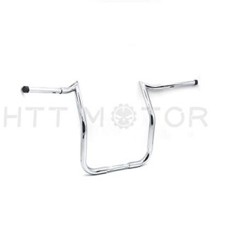 HTTMT HB010-II- 14" Handlebars Compatible with 1986-2017 HARLEY TOURING BATWING FAIRING Chrome Bagger