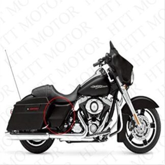 HTTMT HL1584-082- ABS Side Cover Panel Compatible with Harley Davidson Touring Street Glide 09-16 Unpainted Black