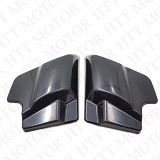 HTTMT HL1584-082- Unpainted Black Side Covers Compatible with 2009-2016 Touring Road King Glide