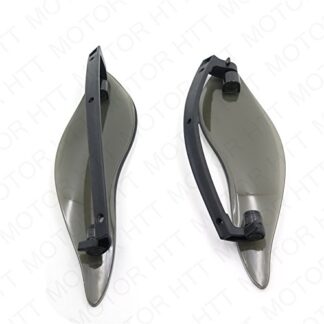 HTTMT HL1584-083- ABS Smoke Plastic Side Wings Air Deflectors Compatible with Harley Davidson Touring 2014-17