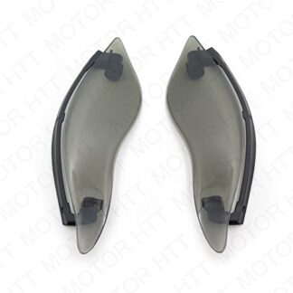 HTTMT HL1584-083- Smoke ABS Side Wings Air Deflectors Compatible with 2014-2017 16 Harley Davidson Touring FL