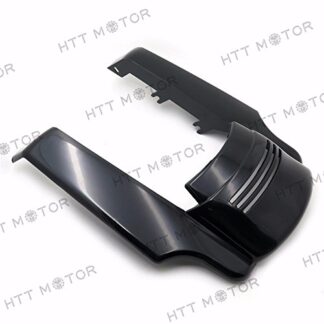 HTTMT HL1584-134- Rear Stretched Angled Fender Extensions Compatible with Harley 14-2017 Touring Bagger Unpainted