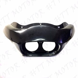 HTTMT HL1584-49- Outer ABS Batwing Upper Front Fairing Cowl Compatible with Harley Road Glide 1998-2013 FLTR