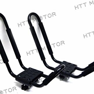 HTTMT Kayak-1(1P)- J-Bar Rack HD Kayak Carrier Canoe Boat Surf Ski Roof Top Mount Car SUV Crossbar