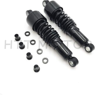 HTTMT LS003- Compatible with Black 10.5 Inches Slammer Lowering Shocks Pair 1984-2013 Harley Sportster 883 1200