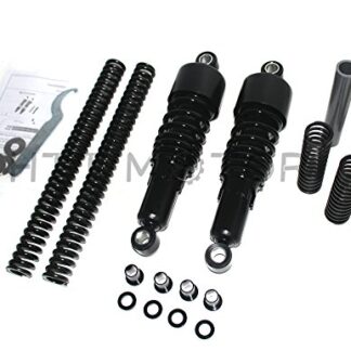 HTTMT LS005- Shock Absorber Fork Lowering Slammer Spacer 10.5" Compatible with Harley Sportster 883 04-17