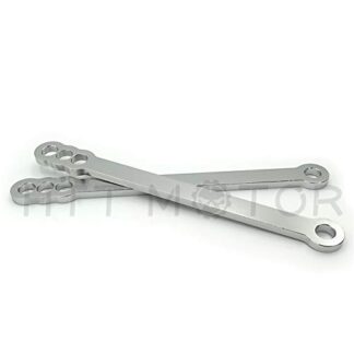 HTTMT MT005- Silver Lowering Links Compatible with Kawasaki Zx6R Zx636 Zzr600 Ninja Zx9R 9R Zx12R Zx-12R