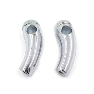HTTMT MT030-001-1''-CD Custom Chrome 1 inch Handlebar 3.5 Inches Risers Handlebar Risers Compatible with Harley Davidson