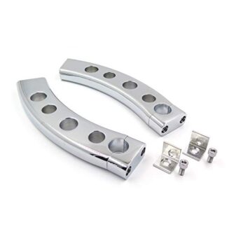 HTTMT MT030-004-1-CD 1.25 Inch Drop Handlebar Risers Compatible with 2006-2009 Suzuki Boulevard M109R Chrome