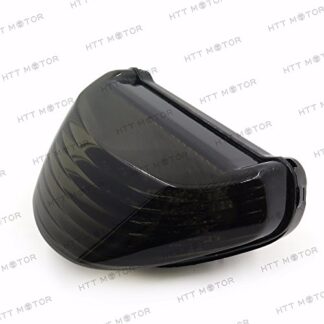 HTTMT MT037- Tail Light Brake Light Turn Signals Compatible with 2000 2001 2002 2003 2004 2005 Kawasaki Ninja ZX-12R ZX1200 Smoke