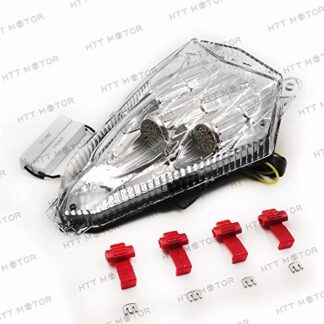 HTTMT MT046A- Led Tail Light Compatible with 2006 2007 2008 2009 2010 2011 2012 2013 Yzf R6 Yzf-R6 Clear