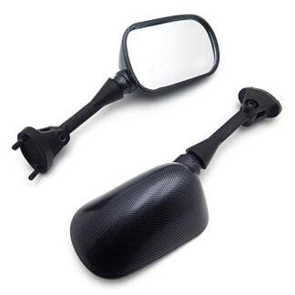 HTTMT MT061- Motorcycle Carbon Fiber OEN Aftermarket Side Racing Mirrors Compatible with Kawasaki Ninja 2005-2008 ZX-6R 636 ZX6RR /2004-2008 Kawasaki ZX-10R