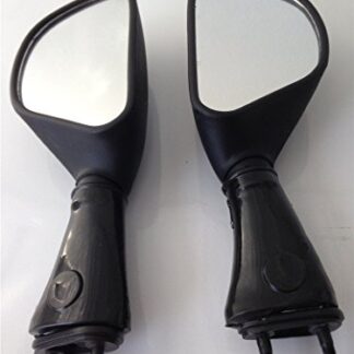 HTTMT MT068- Motorcycle Black Aftermarket Racing Mirrors Compatible with 1998-2002 Kawasaki Ninja ZX6R / 1998-2003 Kawasaki Ninja ZX9R / 2006-2008 Kawasaki Ninja 650R