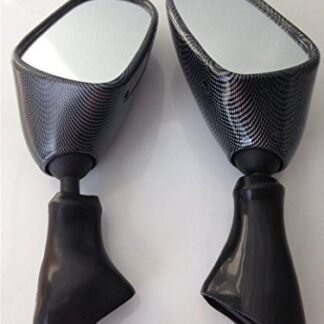 HTTMT MT069- Motorcycle Carbon Fiber Oem Aftermarket Side Racing Mirrors Compatible with 1998-2006 Suzuki GSX600F Katana/1998-2006 Suzuki GSX750F Katana