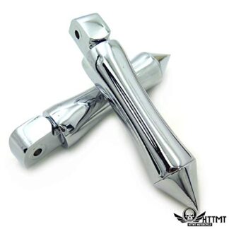 HTTMT MT095+PA003 - Chrome FootPeg Compatible with Yamaha V-Star 1000 650 Royal Star V-Max Virago Stryker