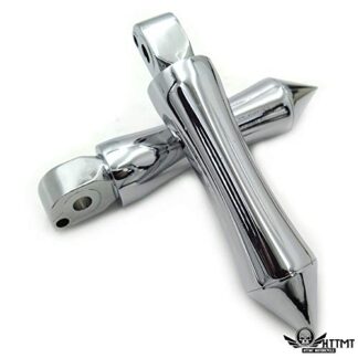 HTTMT MT095+PA011 - Chrome FootPeg Compatible with 98-09 Suzuki Intruder 1500 LC /1997-2004 Marauder 800 (Rear)