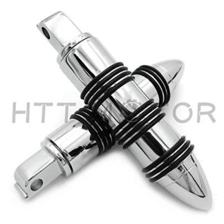 HTTMT MT107 Chrome FootPeg Compatible with Victory All Hammer/Vegas/ 8-Ball (Front & Rear)