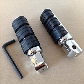 HTTMT MT120-001- Chrome Foot Peg Rest Compatible with Kawasaki Vulcan 1500 A/B Classic 1600 Mean Streak 1700 2000 800 900