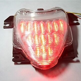 HTTMT MT185- Motorcycle Clear Led Tail Light Brake Light with Integrated Turn Signals Indicators Compatible with Suzuki Boulevard M109R/ VZR1800 / M109R LE / VZR1800Z / M109R2 / VZR1800N