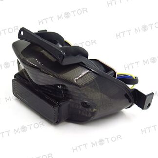 HTTMT MT186-SK Smoke Led Tail Light Brake Light with Integrated Turn Signals Indicators Compatible with Suzuki 2001-2003 GSX-R600/ 2000-2003 Suzuki GSX-R750/ 2001-2002 Suzuki GSXR 1000
