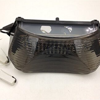 HTTMT MT193- Motorcycle Smoke LED Tail Brake Light with Integrated Turn Signals Indicators Compatible with 1998-2005 Super Hawk / VTR1000 / VTR1000F