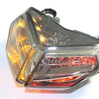 HTTMT MT197- Motorcycle Smoke Led Tail Light Brake Light with Integrated Turn Signals Indicators Compatible with Ducati 1098 / 1098R / 1098S/ 848 / EVO/Corse SE / 1198 / 1198R / 1198S