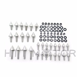 HTTMT MT215-001- Motorcycle Spike Fairing Bolts Kit Compatible with Suzuki GSXR 750 2001 2002 GSX-R 1000 SR
