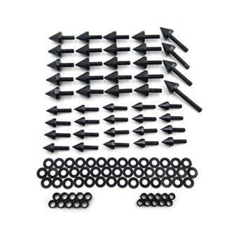 HTTMT MT215-008- Black Spike Fairing Bolts Compatible with 1999-2000 Honda CBR 600 F4 2001-2007 Cbr600 F4I