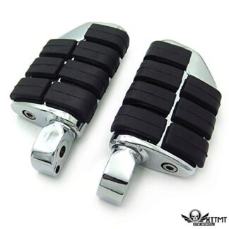 HTTMT- MT216-046+PA011- Replacement of Chrome Dually Footpegs For 1997-2004 Suzuki Marauder 800 (Rear)