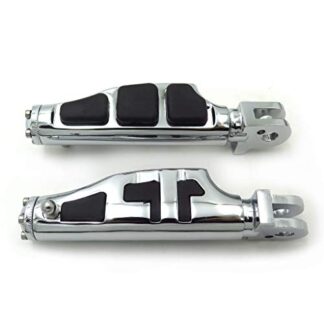 HTTMT MT216-048B+PA012 - Stiletto spike Footpegs Compatible with 1999-2001 Triumph Legend (Front & Rear)
