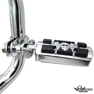 HTTMT- MT216-049+216-060- Zombie 1" 1-1/4" Highway Radical Stiletto 4475 FootPegs For Compatible with Harley Sportster Chr
