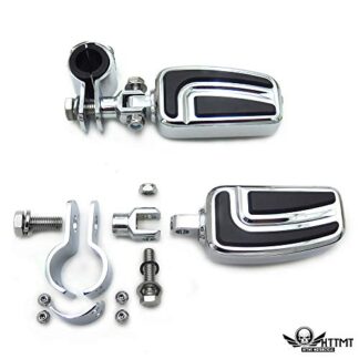 HTTMT- MT216-049+216-089- AirFlow FootPeg 1" 1 1/4" 25mm 32mm Mount Compatible with GL1800 VT750 Shadow VTX1300