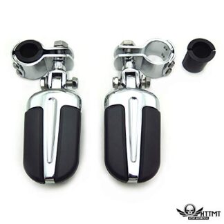 HTTMT- MT216-049+216-103- 1" 1 1/4" Highway slipstream Foot Peg Mount Clamp Compatible with Harley Sportster 883 1340