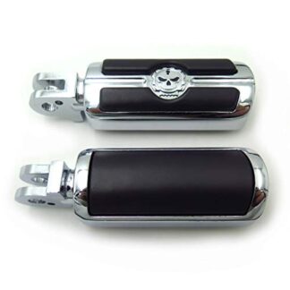 HTTMT- MT216-051+PA012 - Replacement of Gear Skull Footpeg For 2003-2014 Triumph Speedmaster (Front & Rear) Chrome