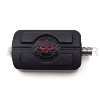 HTTMT MT216-053- Gear Skull Shifter Peg Compatible with Harley Wide Glide FXWG XLH Sportster XR 1000 BLACK New