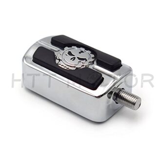 HTTMT MT216-053-Skull Shifter Peg Compatible with Harley Street Bob FXDB SuperLow 1200T Tour Glide CHROMED New