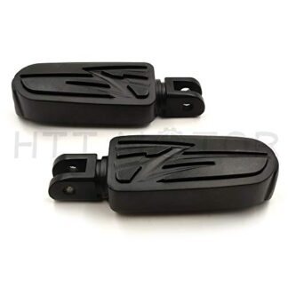 HTTMT MT216-054+PA016X2 - Flash Lightning Foot Peg Footrest Compatible with Harley 2018-later FXBB FXBR FXBRS FXLR 2019