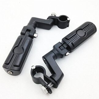 HTTMT MT216-059- Skull 1.5" 1 1/2" Foot Pegs Clamps Compatible with SUZUKI M90 S50 M50Z C90 M1500 KAWASAKI VULCAN