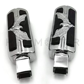 HTTMT MT216-063+PA009X2 - Compatible with Fury VT1300 Shadow Aero Phantom Spirit cruiser Eagle Falcon Footpeg Chrome