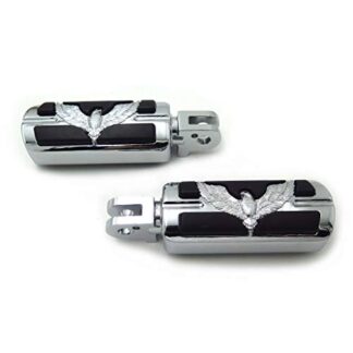 HTTMT MT216-063+PA012 - Eagle Falcon Footpeg Compatible with 2002-2014 Triumph Bonneville America (Front & Rear)