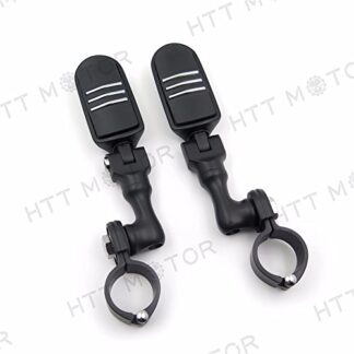 HTTMT MT216-083- Lightning Short Angle Adjustable FootPeg Compatible with Triumph Rocket 1-1/2" Black