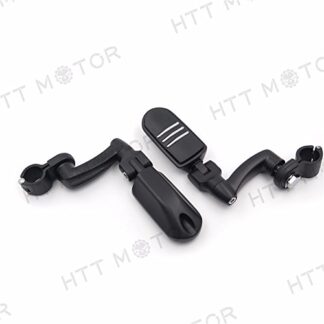 HTTMT MT216-086- Adjustable Lightning 1" FootPeg Compatible with GoldWing VTX1300 Shadow Valkyrie Black