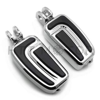 HTTMT MT216-089+PA002X2 - Airflow Footpegs Foot rest Front Compatible with Kawasaki '08-'18 Concours 1400 '03-'16 Z1000