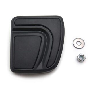 HTTMT MT216-092- Black Small Airflow Groove Brake Pedal Pad Compatible with Harley Fat Bob FXDF Dyna Wide Glide Breakout FXSB CVO Sportster 1200 Seventy Two Forty Eight Softail Deuce Softail FXST