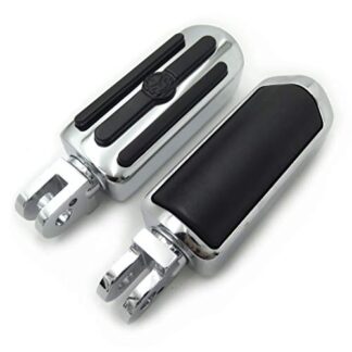 HTTMT- MT216-093+PA012 - Replacement of Stream Skull Rubber Footpeg Pair For 1996-2001 Triumph Bonneville SE (Rear)